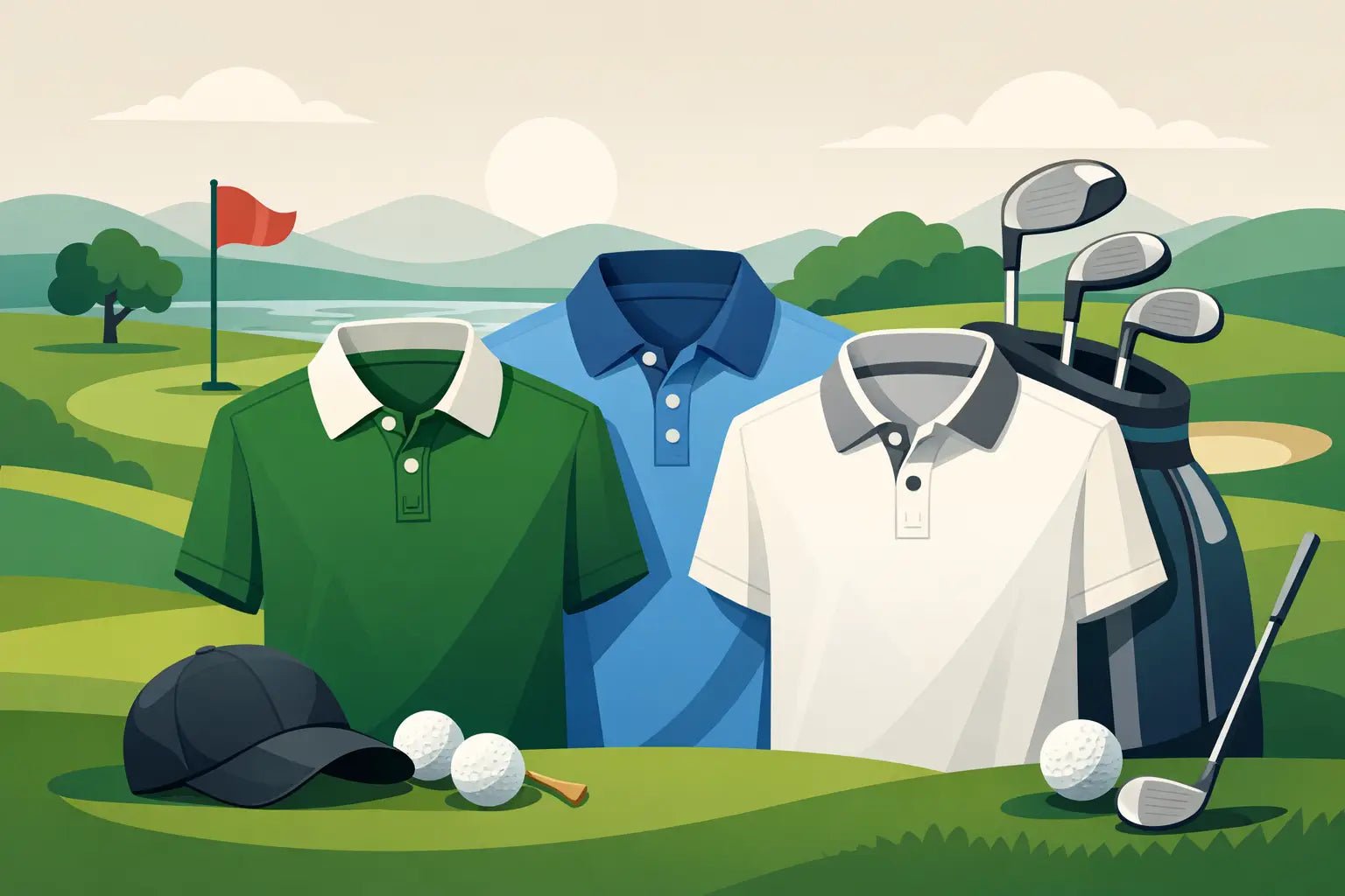 Billige golfpoloer til herre uden overpris - GolfGodter ApS
