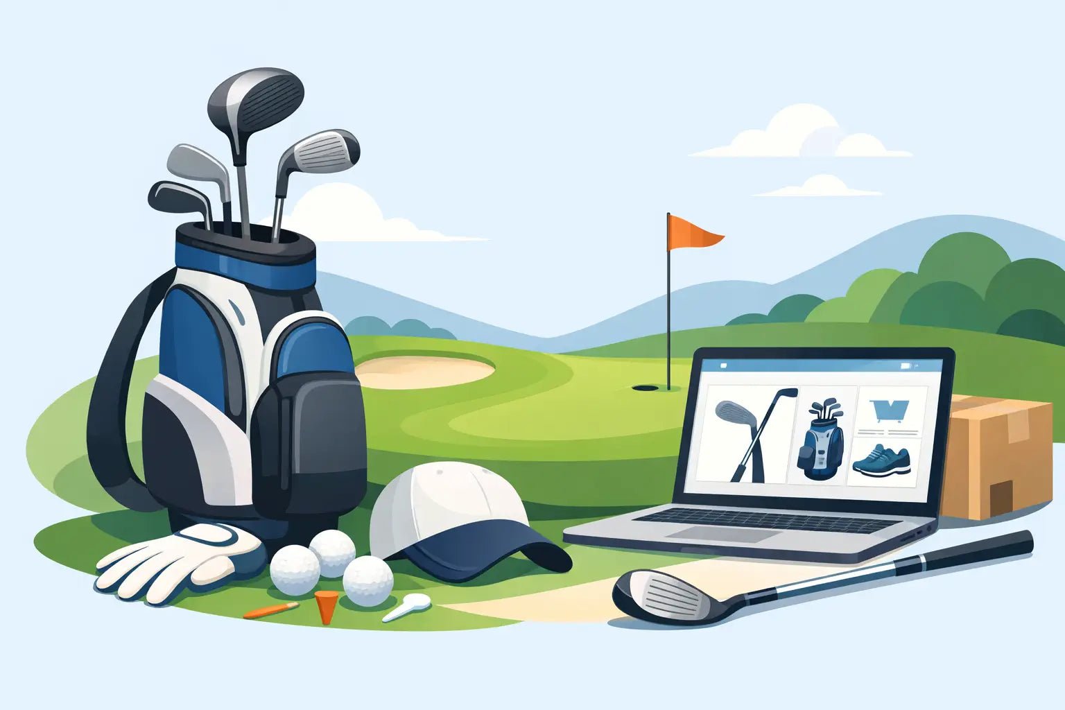 Golfudstyr til begyndere online - køb rigtigt - GolfGodter ApS