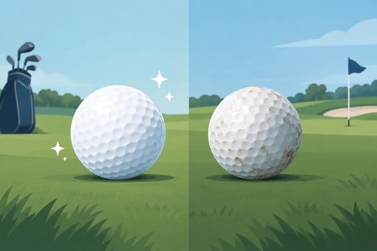 Nye vs brugte golfbolde: Hvad er bedst? - GolfGodter ApS
