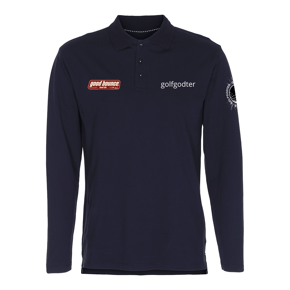 Good Bounce Long Sleeve Golf Polo - GolfGodter ApS