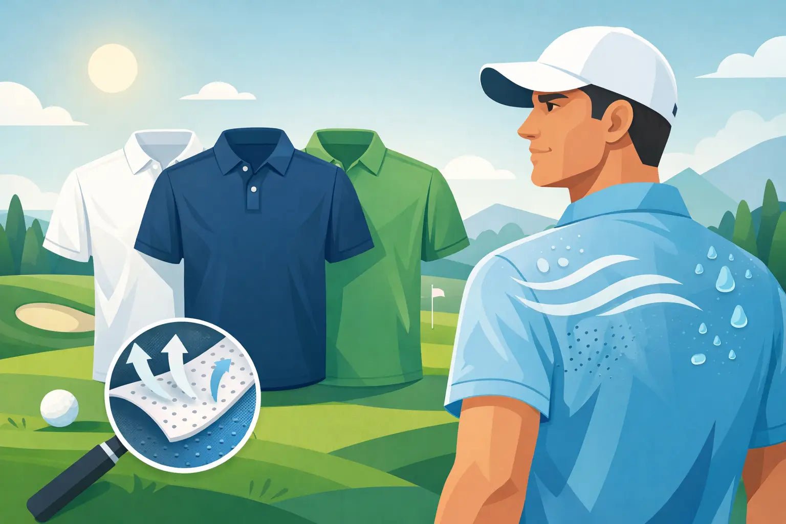 Åndbare golfpoloer herre - hvad du skal kigge efter - GolfGodter ApS