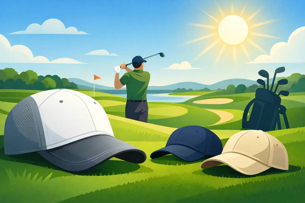 Bedste golfkasketter mod solen på golfbanen - GolfGodter ApS