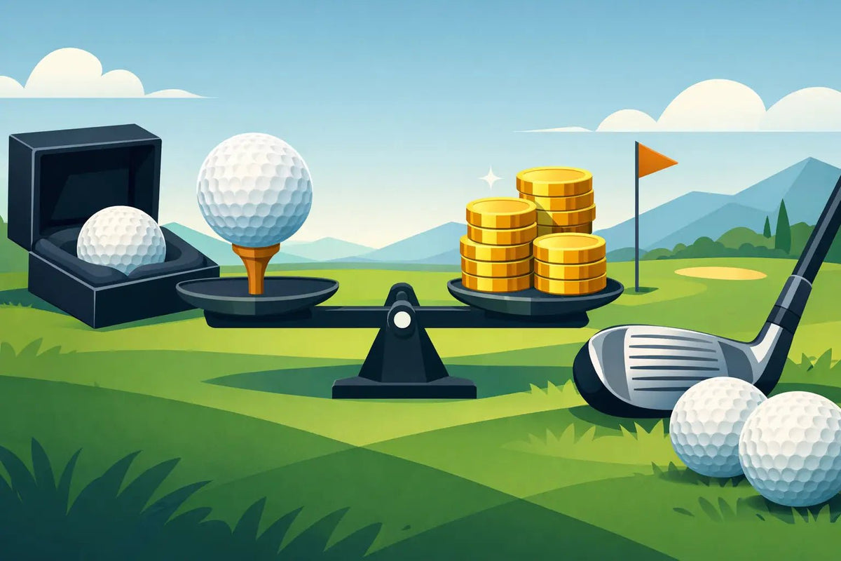 Er dyre golfbolde pengene værd på banen? - GolfGodter ApS