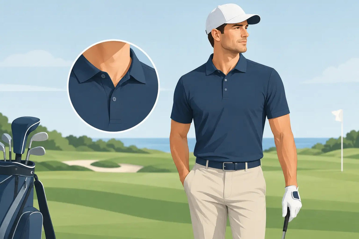 Golf polo til turnering skal sidde helt rigtigt - GolfGodter ApS