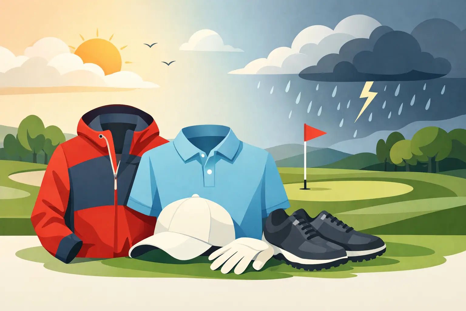 Golfbeklædning til skiftende vejr på banen - GolfGodter ApS
