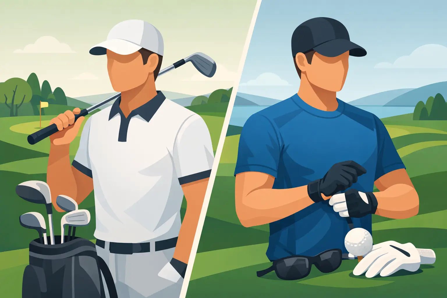 Golfpolo eller funktionsshirt på golfbanen? - GolfGodter ApS
