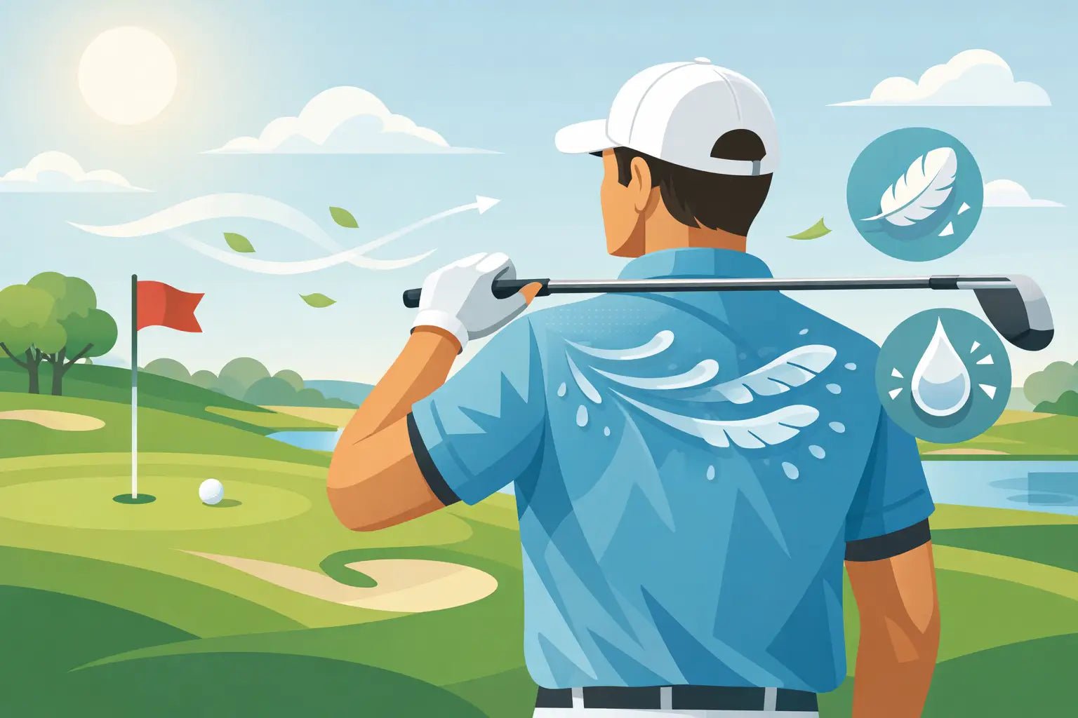 Hvad betyder åndbart golftøj på golfbanen? - GolfGodter ApS