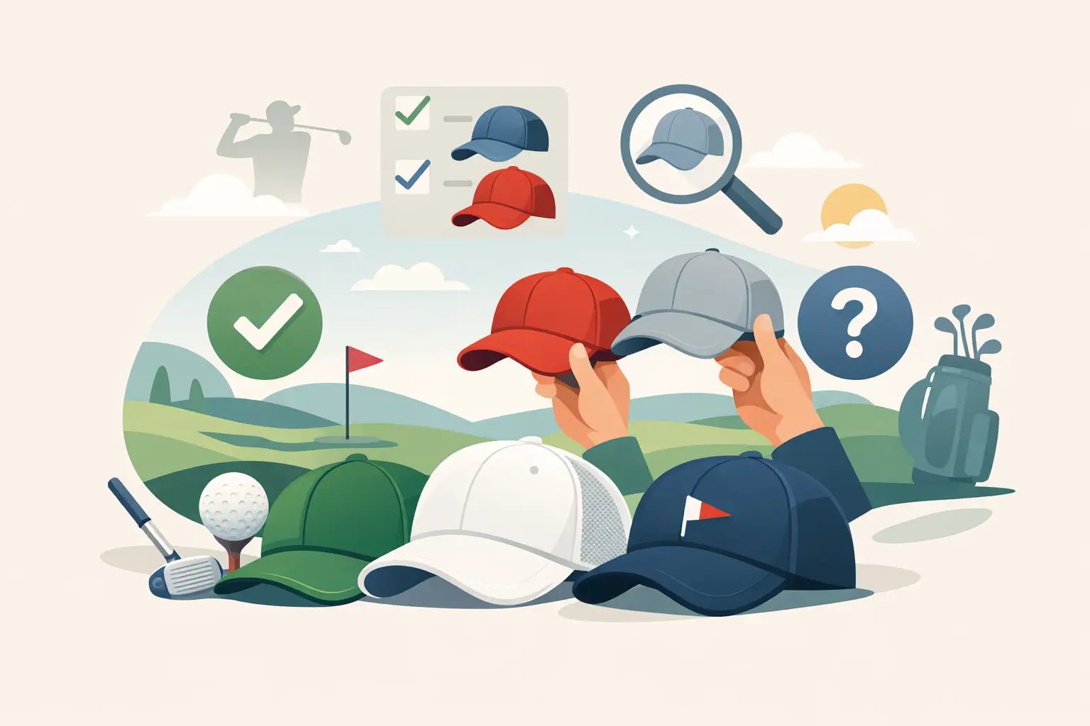 Hvordan vælger man golfkasket rigtigt? - GolfGodter ApS