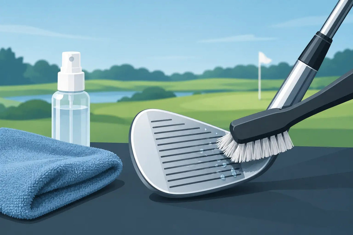 Rens golfjern korrekt og få rene grooves - GolfGodter ApS