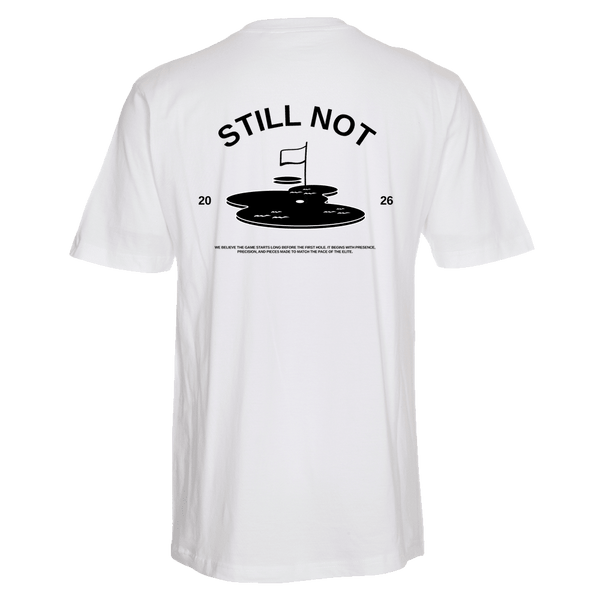 GolfGodter T-Shirt Hvid - STILL NOT - GolfGodter ApS