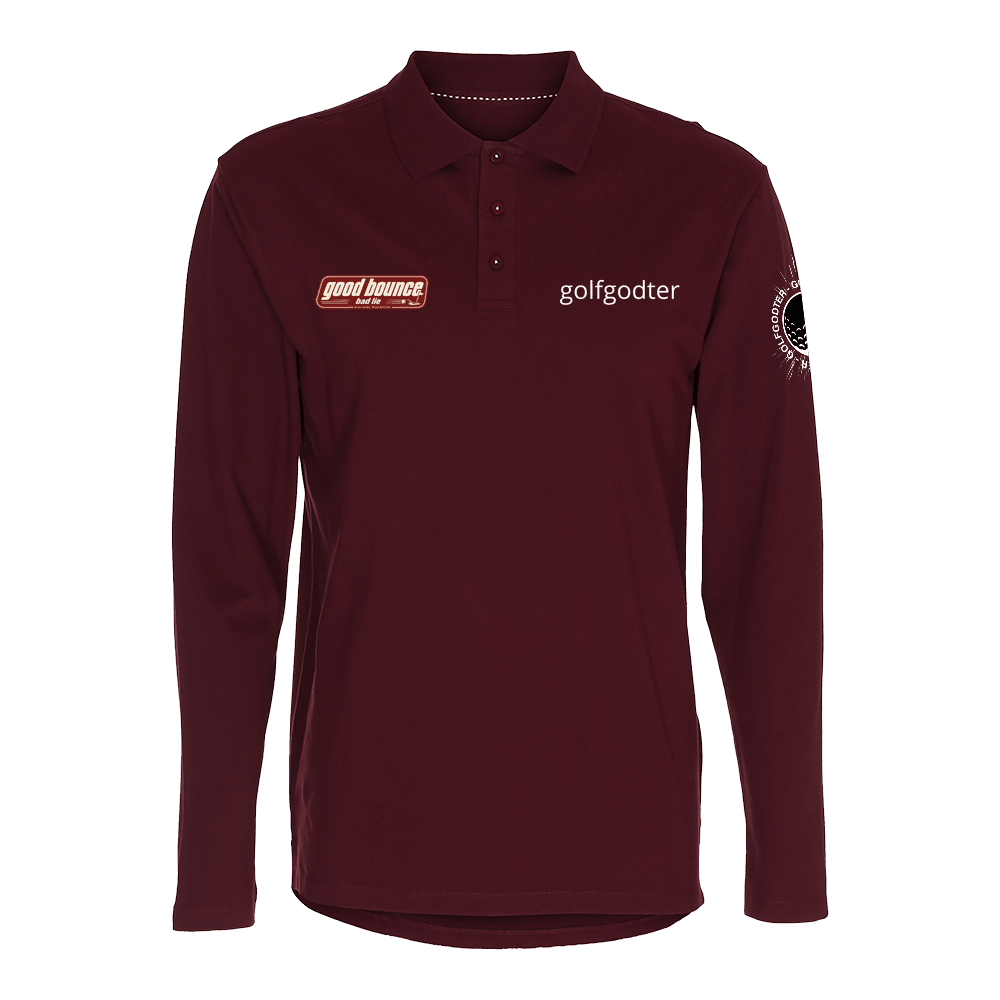 Good Bounce Long Sleeve Golf Polo - GolfGodter ApS
